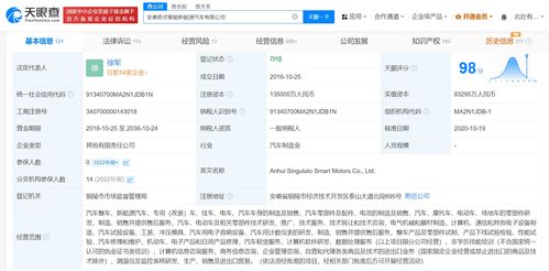 奇点汽车安徽公司被列入经营异常名录凤凰网安徽 凤凰网
